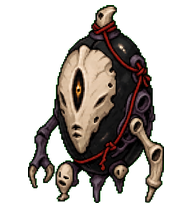 Anathema: Hooded bone-mask creature