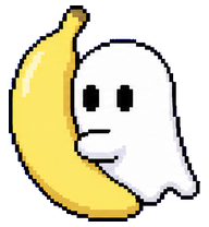 Bananboo: Banana-hugging ghost
