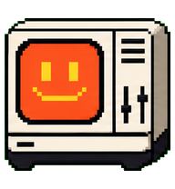 Bankr: Cream retro CRT companion