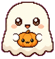 Boolet: Ghost carrying a pumpkin