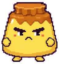 Custard: Yellow caramel pudding