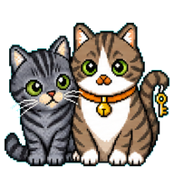 Daltanyang & Charles: Two tabby companions together