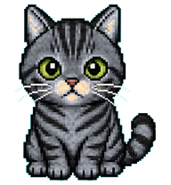 Daltanyang: Gray tabby with green eyes