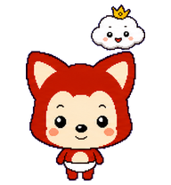 FoxCloud: Fox with a little cloud crown
