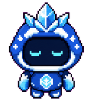 Frosty Codex: Ice-crowned screen robot