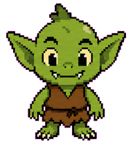 Goblin: Small green goblin