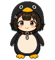 Gugugaga: Girl in a penguin costume