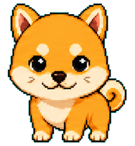 KIBSHI: Chibi orange Shiba