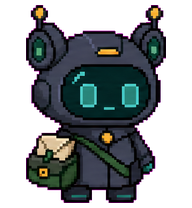 Meridian: Robot with green headphones
