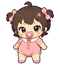 Mimi Love: Baby in a brown bear onesie
