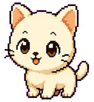 Mochi Kitten: Cream kitten with orange ears