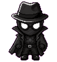 Noir Webling: Dark plague-doctor companion