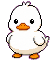 Ordek: White pixel duck