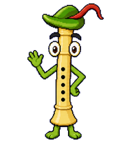 Pipey: Green flute-shaped companion
