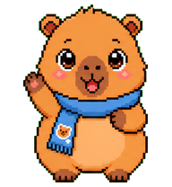 TaoLuLu: Golden hamster with a blue scarf