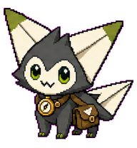 Vesper: Dark fox with bat wings