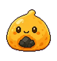 Hearthslime: Flame slime carrying a dark heart