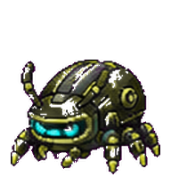 Mechabeet: Golden mechanical beetle