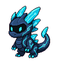 Neonwyrm: Neon mechanical dragon
