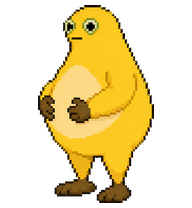 Naiwa: Round yellow pixel companion