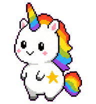 Starcorn: Rainbow winged unicorn