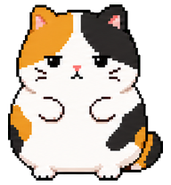 Tian Hua Hua: Plump calico cat