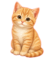 Tuantuan: Soft orange kitten